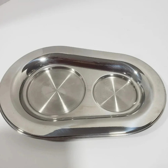 Tramontina Stainless  Sugar and Creamer Set. - Picture 7 of 13